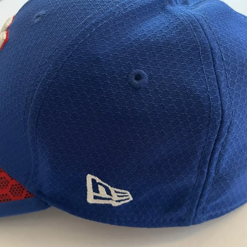New York Giants NY NEW ERA 2017 Sideline Official 39THIRTY Flex Hat Cap NFL S/M